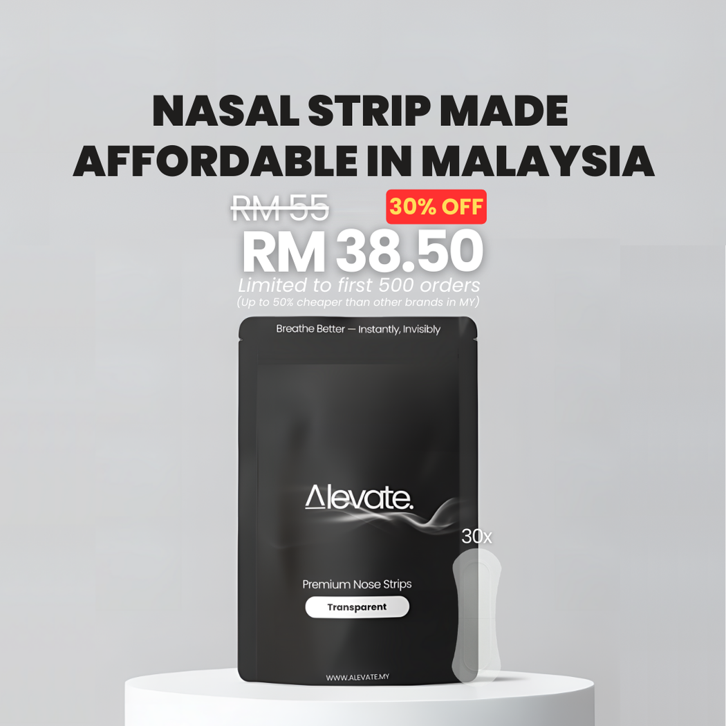 Alevate Transparent Nasal Strip – Breathe Better with Alevate